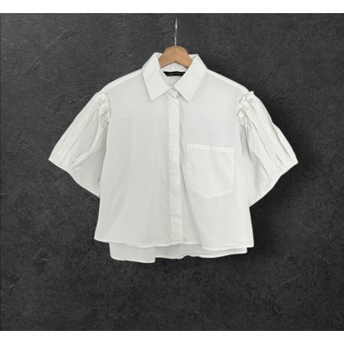 Zara gyöngyös női blúz - M