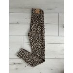 Bershka leopárdmintás női farmernadrág - XXS (ÚJ)