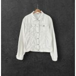 Moongirl fehér női farmerdzseki - L