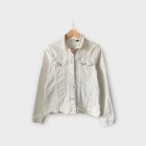 Esmara fehér női farmerdzseki - M