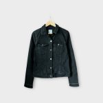 Bershka fekete női farmerdzseki - M