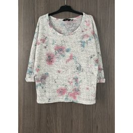 New Look virágos női pulóver - S