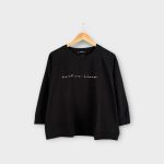 Mango feliratos női pulóver - L