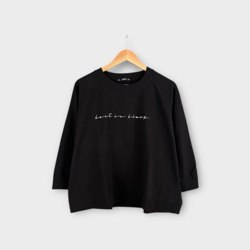 Mango feliratos női pulóver - L