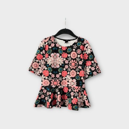 H&M virágos női peplum felső - S