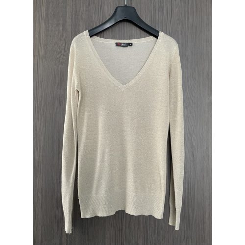 Glo Story csillámló női pulóver - S