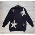 F&F csillagos női pulóver - 36