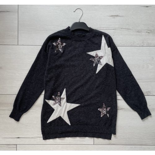 F&F csillagos női pulóver - 36