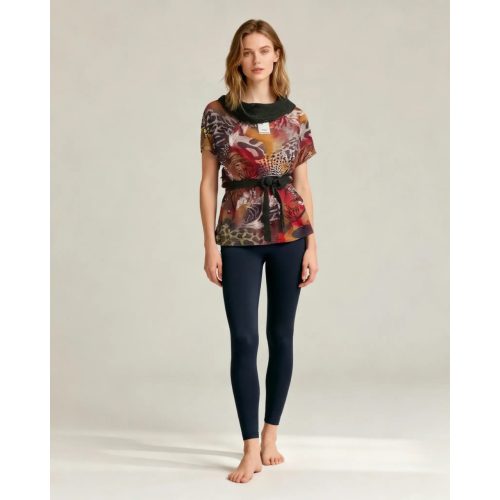 Smash! színes női hosszított pulóver - S (ÚJ)