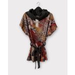 Smash! színes női hosszított pulóver - S (ÚJ)