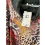 Smash! színes női hosszított pulóver - S (ÚJ)