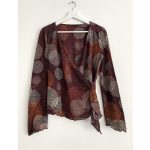 Comma mintás női blúz - 40