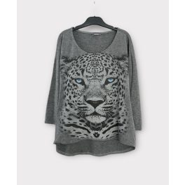 C&A leopárdos női felső - S