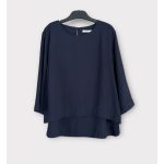 Vera & Lucy sötétkék női blúz - S