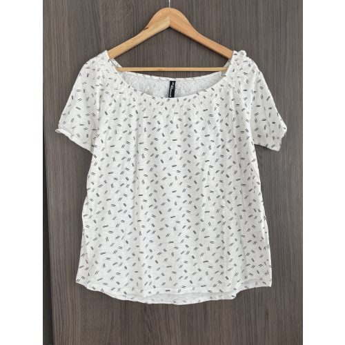 Jean Pascal mintás női póló - M