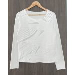 Gas fehér női pulóver - S