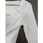 Gas fehér női pulóver - S