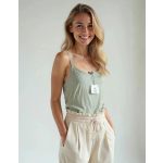 Reserved női khaki top - XS (ÚJ)