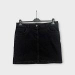 Up2Fashion fekete női mikrokord szoknya - XL