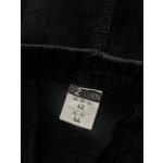 Up2Fashion fekete női mikrokord szoknya - XL