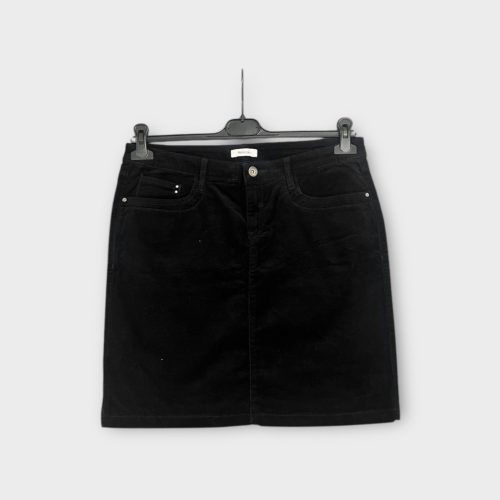 C&A női fekete bársony szoknya - 40