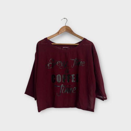 Terranova áttetsző női felső - L