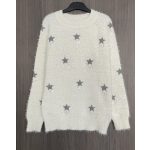 House csillagos női pulóver - S