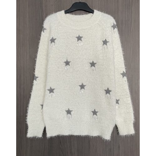 House csillagos női pulóver - S