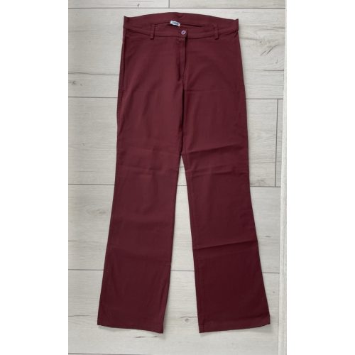 Onyx bordó női nadrág - S