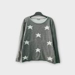 Montego csillagos női pulóver - S