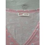 Apró virágos női póló - M