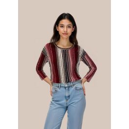Next csíkos női felső - S