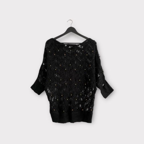 Stradivarius női gyöngyös pulóver - S