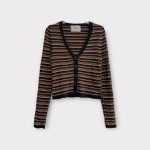 Stradivarius csíkos női kardigán - S