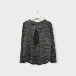 Vila nyitott hátú női pulóver - M