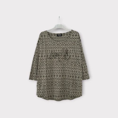 Gina mintás női felső - S-M