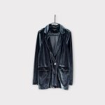 Amisu női bársony blézer - S