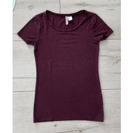 H&M bordó női póló - XS