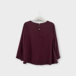Clockhouse burgundi női blúz - S