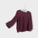 Clockhouse burgundi női blúz - S