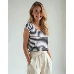 H&M csíkos női póló - M (ÚJ)