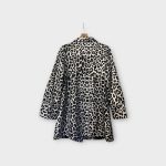 Leopárdmintás női kabát - L