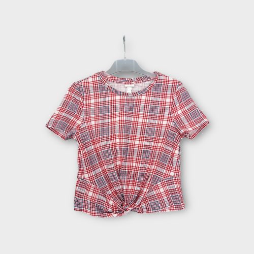 H&M kockás női póló - XS