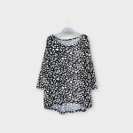 Only párducmintás pulóver - S