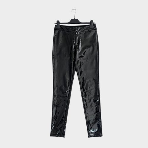 Drole de Copine lakk thermo nadrág - S (ÚJ)