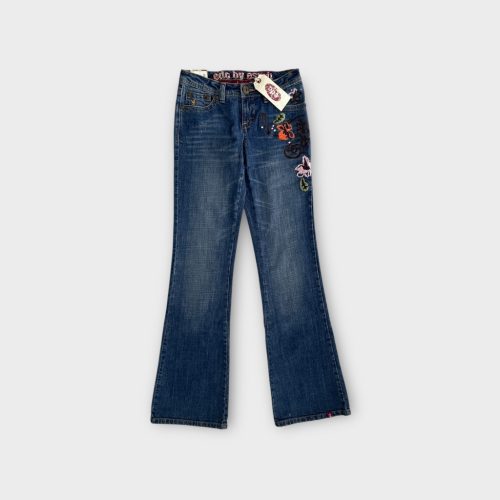 Esprit hímzett flare farmernadrág - S (ÚJ)