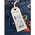 Esprit hímzett flare farmernadrág - S (ÚJ)