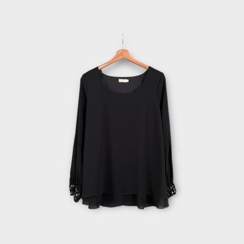 Fekete női blúz - S