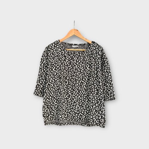 Yessica leopárdmintás női pulóver - S