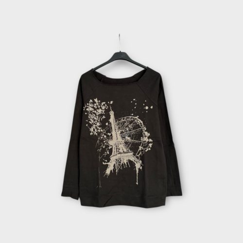 Eiffel tornyos női pulóver - S